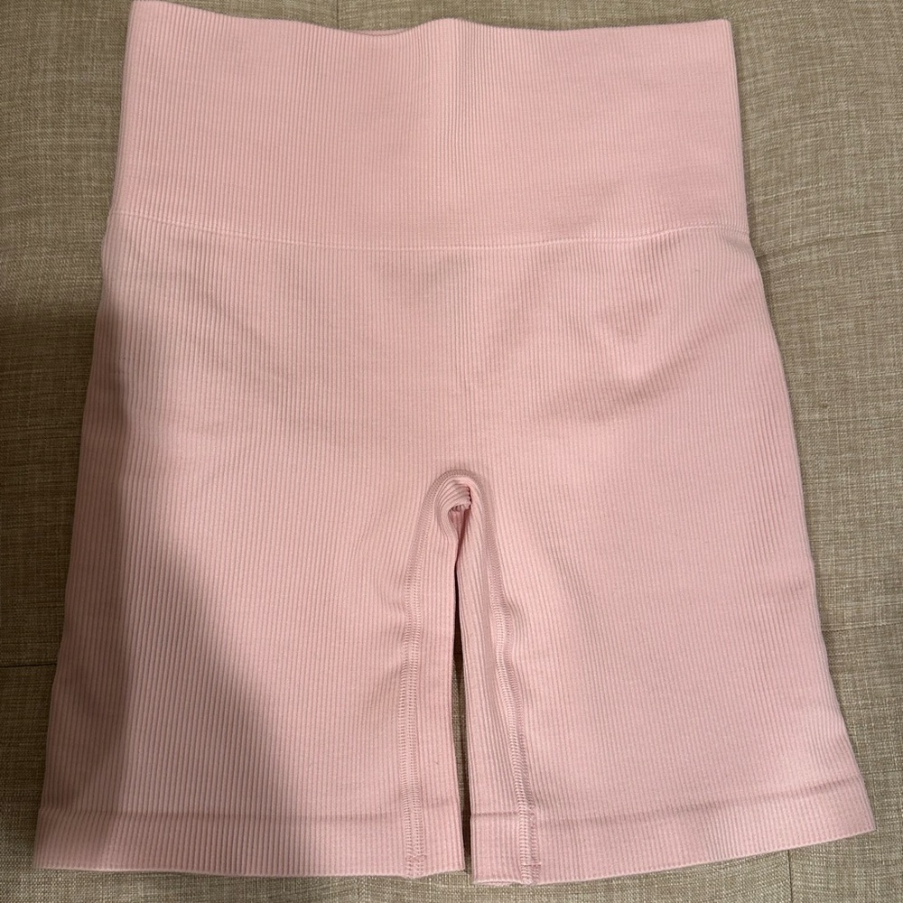 Aritzia TNA Pink Biker Shorts